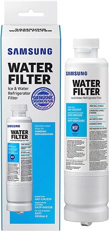 SAMSUNG Genuine Filter for Refrigerator Water and Ice - 1 Pack