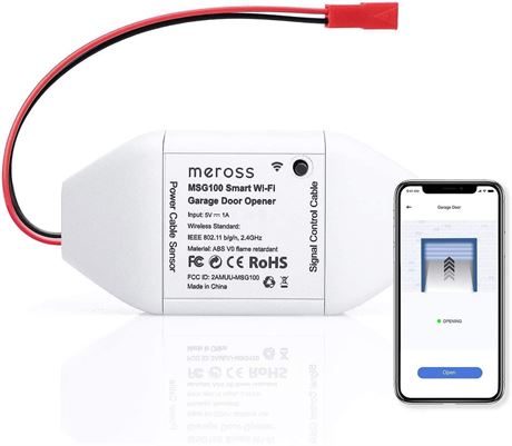 Meross Smart WiFi Garage Door Opener Remote