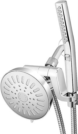 Waterpik High Pressure Handheld Wand and Rain Shower Head Combo