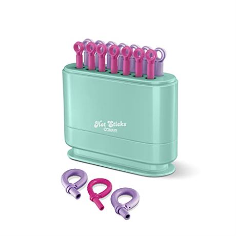 Conair HOT STICKS, Silicone Hot Roller Set with 7 Small and 7 Medium Rollers