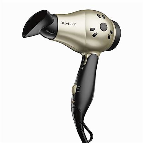 Revlon 1875W Compact Folding Handle Hair Dryer | Great for Travel