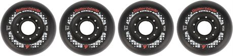 Rollerblade Apex 76mm 80A Wheels, 4 Pack