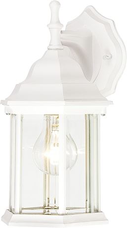 Westinghouse Lighting 6783400 One-Light Exterior Wall Lantern - White