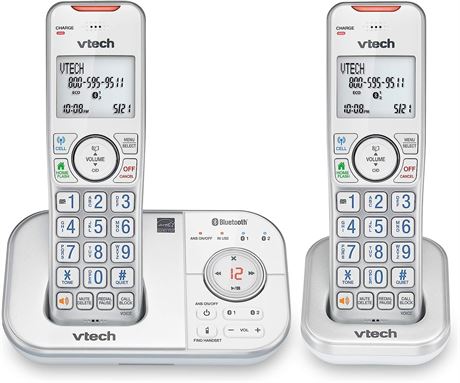 VTech 6.0 Bluetooth 2 Handset Cordless Phone for Home