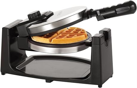 BELLA Classic Rotating Belgian Waffle Maker with Nonstick Plates