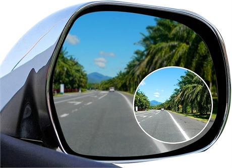 Lebogner 1 Pack Blind Spot Mirror - Car Accessory, 2" Round