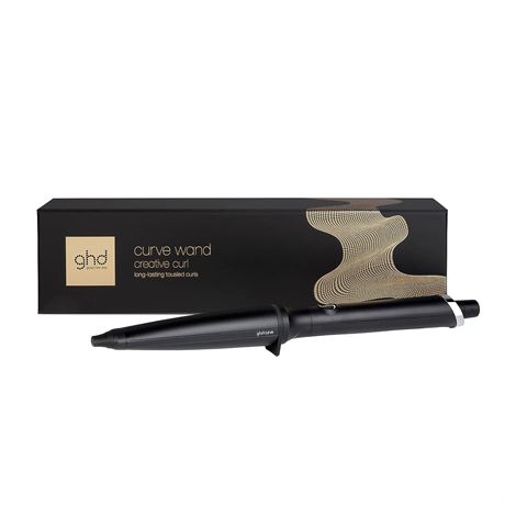 ghd Creative Curl Tapered Hair Curling Wand, 1" Round Base to 0.9" Tip