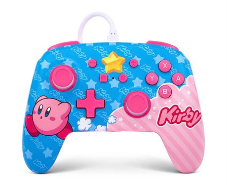 PowerA Enhanced Wired Controller for Nintendo Switch - Kirby