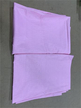 Pink Curtains set of 2, Size about 62"x42"