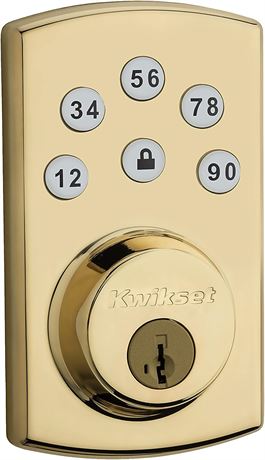 Kwikset Powerbolt Keyless Electronic Door Lock 5-Button Keypad