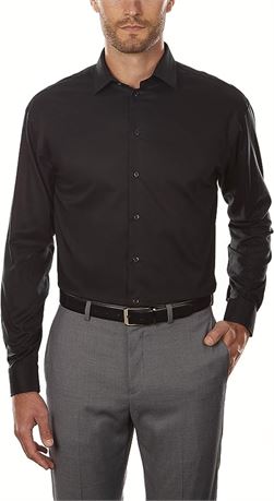 Kenneth Cole Men's Dress Shirt Regular Fit Solid, Med