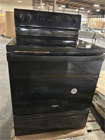 Whirlpool Black Electric Stove