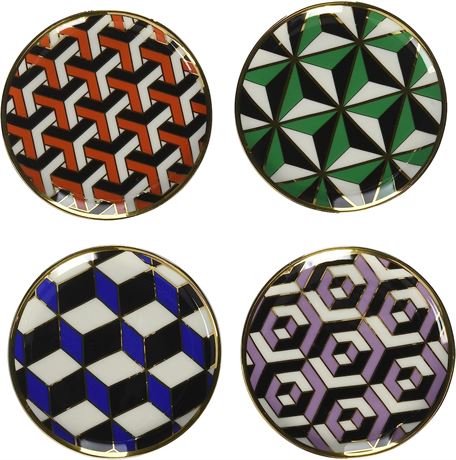 Jonathan Adler Versailles Coasters, Multi