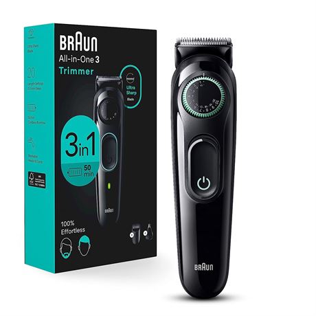 Braun All-in-One Style Kit Series 3 3430, 3-in-1 Trimmer