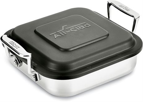 All-Clad Specialty Cookware Stainless Steel and Plastic Square