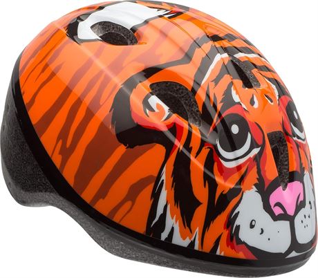 Bell Toddler Zoomer Bike Helmet, Orange Tiger