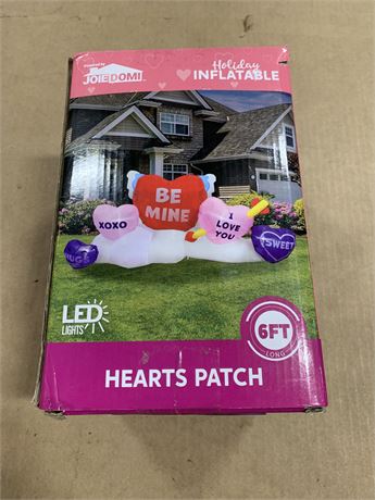 Joiedomi 6 FT Long Valentines Day Inflatable Hearts, Blow Up