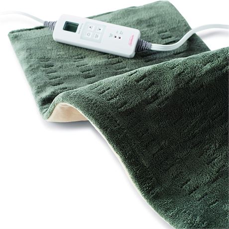 Sunbeam 002013-912-000 Xpressheat Heating Pad, Green