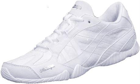 Kaepa Girls Stellarlyte Cheer Shoe, White, 13 Big Kid