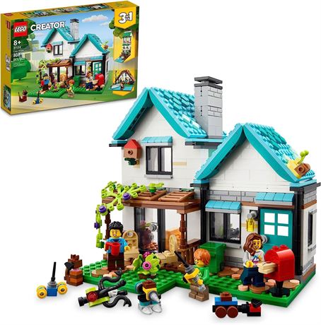 LEGO Creator 3in1 Cozy House Toy Set 31139