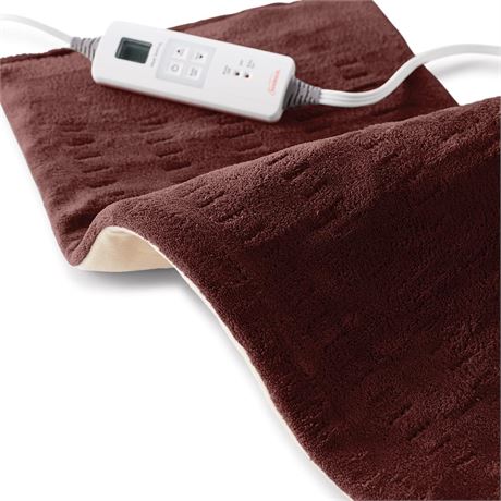 Sunbeam Heating Pad, Extra Large 12 x 24", Burgundy