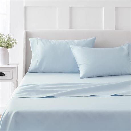 MARTHA STEWART 100% Cotton Full Size Sheet Set - 4 Piece