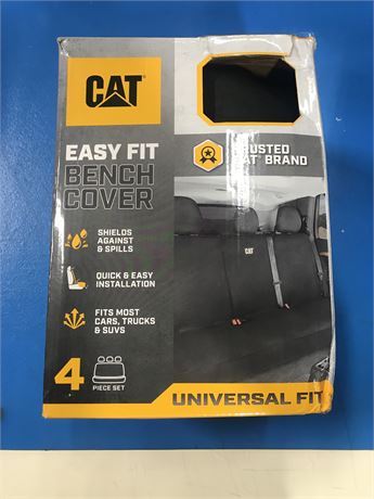 CAT Flexfit Seat Cover for Cars, Trucks, SUV - Black