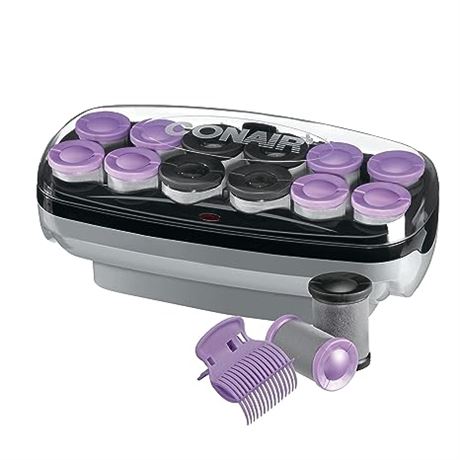 Conair Ceramic 1 1/2-inch and 1 3/4-inch Hot Rollers, Super Clips Included