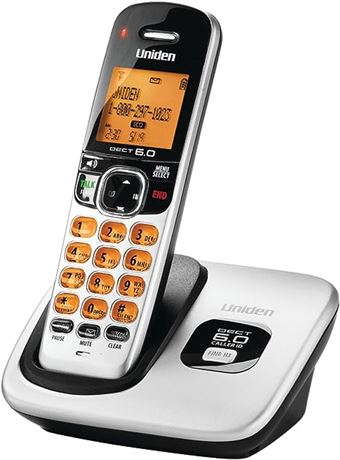 Uniden DECT 6.0 Expandable Cordless Phone with Caller ID - Silver (D1760)