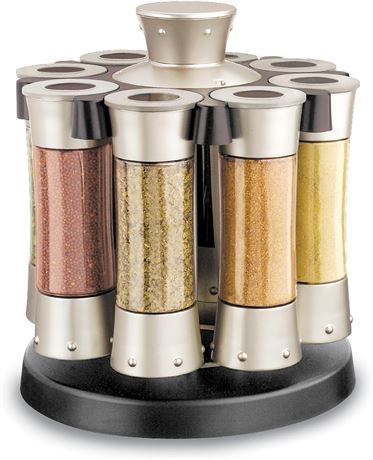 KitchenArt 80070 Elite Auto-Measure Spice Carousel Professional Series