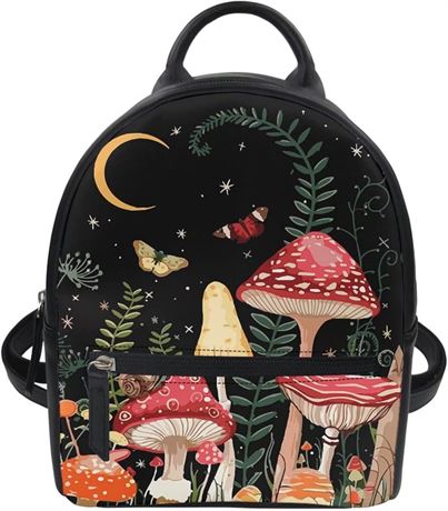 Mushroom Purse Mini Backpack