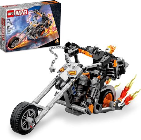 LEGO Marvel Ghost Rider Mech & Bike 76245, Motorbike Toy with Action Figure