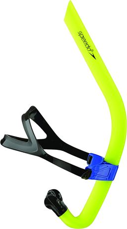 Speedo Unisex-Adult Swim Training Snorkel Bullet Head, Lime