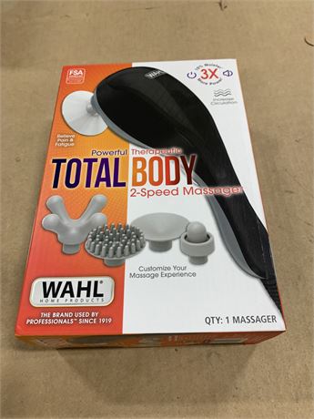 wahl toatl body massager, Damage