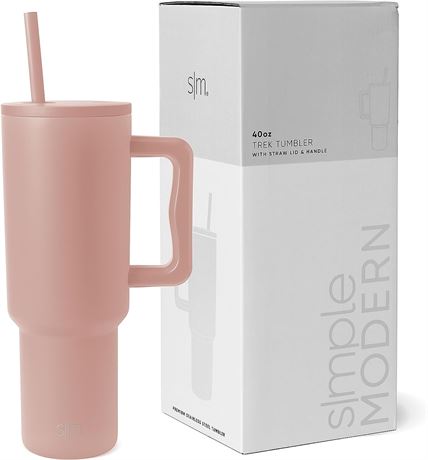 Simple Modern 40 oz Tumbler with Handle and Straw Lid