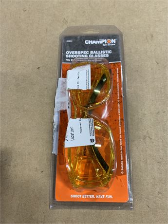 Champion Range and Target - Spec Ballistic Glasses (Amber)