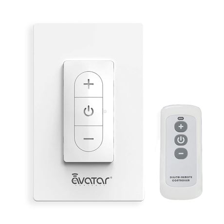 Smart Dimmer Switch with Remote Control, Avatar Controls