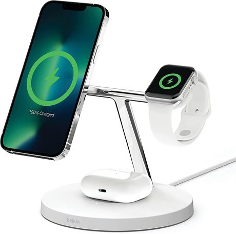 Belkin BoostCharge PRO 3-in-1 Wireless Charger for Apple Products