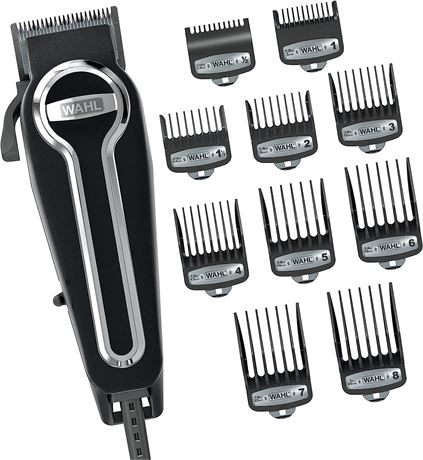 Wahl USA Elite Pro High-Performance Corded Home Haircut & Grooming Kit for Men