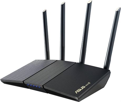 ASUS RT-AX1800S Dual Band WiFi 6 Extendable Router, Subscription-Free