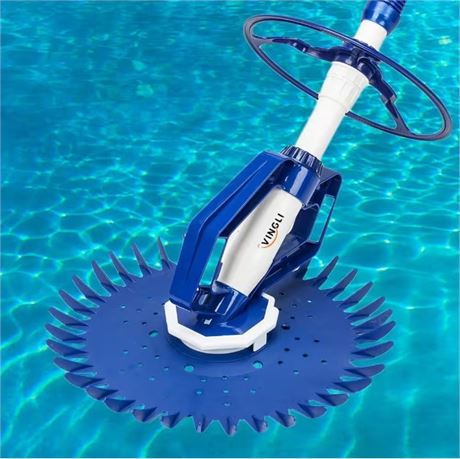 Swimming Pool Automatic Cleaner/Vacuum w/ Hose - Blue