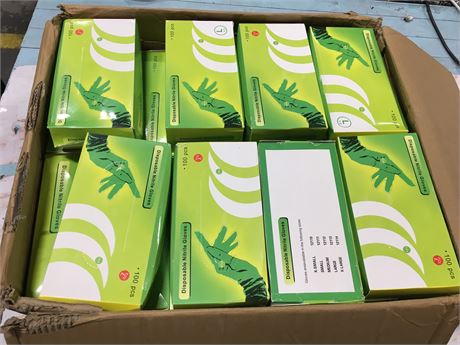 Box of Disposable Gloves, 60 pack (6000 gloves)