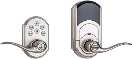 Kwikset 99120-037 SmartCode 912 Z-Wave Plus Leverset, Satin NIckel