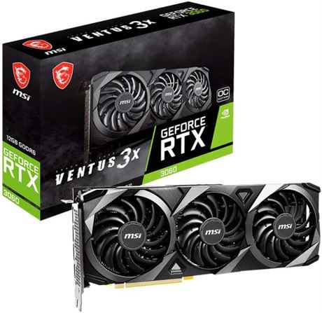 MSI Gaming GeForce RTX 3060 12GB 15 Gbps