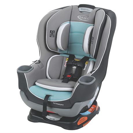 Graco Extend2Fit Convertible Car Seat, Ride Rear Facing, Spire