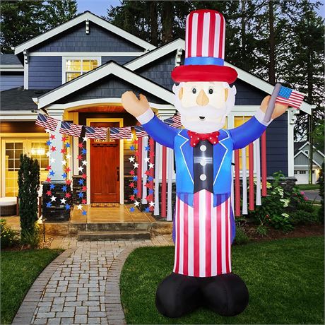 Independence Day Inflatable - Uncle Sam - Yard Decor