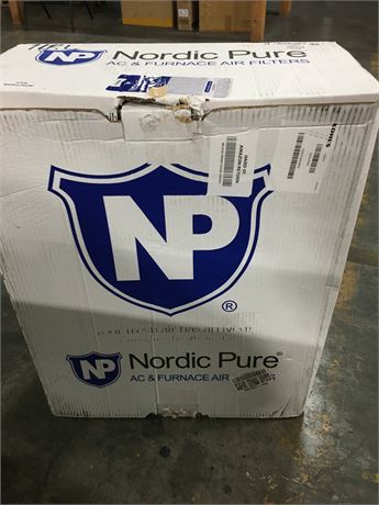 Nordic Pure 20x20x4 MERV 12 Pleated AC Furnace Air Filters 2 Pack