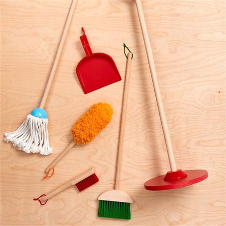 Melissa & Doug Let's Play House Dust! Sweep! Mop! - Missing Stand Base