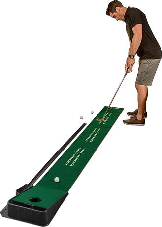 SKLZ Accelerator Pro Putting Mat with Ball Return