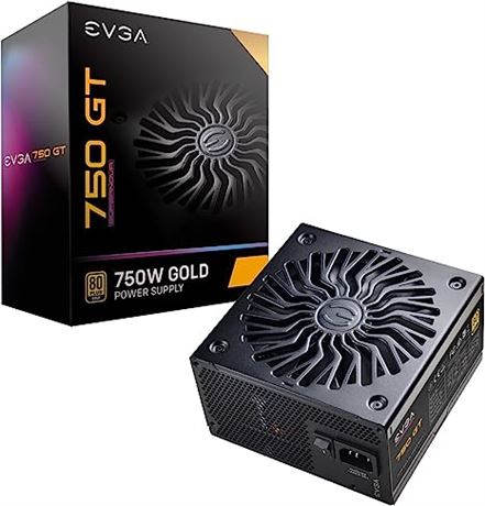 EVGA SuperNOVA 750 GT, 80 Plus Gold 750W, Fully Modular Power Supply